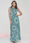 Платье женское 191-3510 Фемина (Узор голубой)