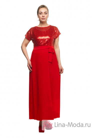 Платье "Олси" 1705026/4V ОЛСИ (Красный)